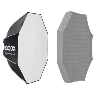 Godox EazyFlow Octa 120cm rýchloskladací softbox oktagon s voštinou (bajonet Bowens) Godox EazyFlow Octa 120cm rýchloskladací softbox oktagon s voštinou (bajonet Bowens)