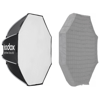 Godox EazyFlow Octa 90cm rýchloskladací softbox oktagon s voštinou (bajonet Bowens) Godox EazyFlow Octa 90cm rýchloskladací softbox oktagon s voštinou (bajonet Bowens)