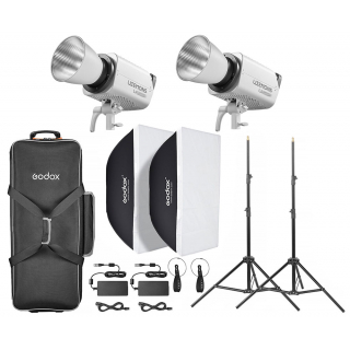 Godox Litemons LA300R (White) RGB LED K2 Kit Godox Litemons LA300R (White) RGB LED K2 Kit