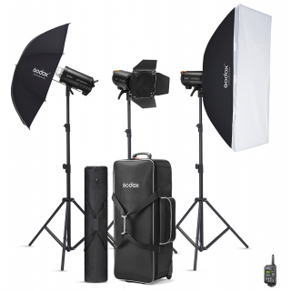 Godox QT400IIIM-D Trio Kit set štúdiových bleskov 3x 400Ws Godox QT400IIIM-D Trio Kit set štúdiových bleskov 3x 400Ws