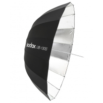 Godox UB-130S parabolický dáždnik strieborný 130cm